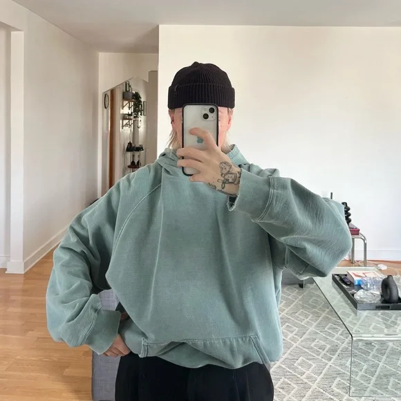 vintage 90’s faded blank hoodie - Picture 1 of 3